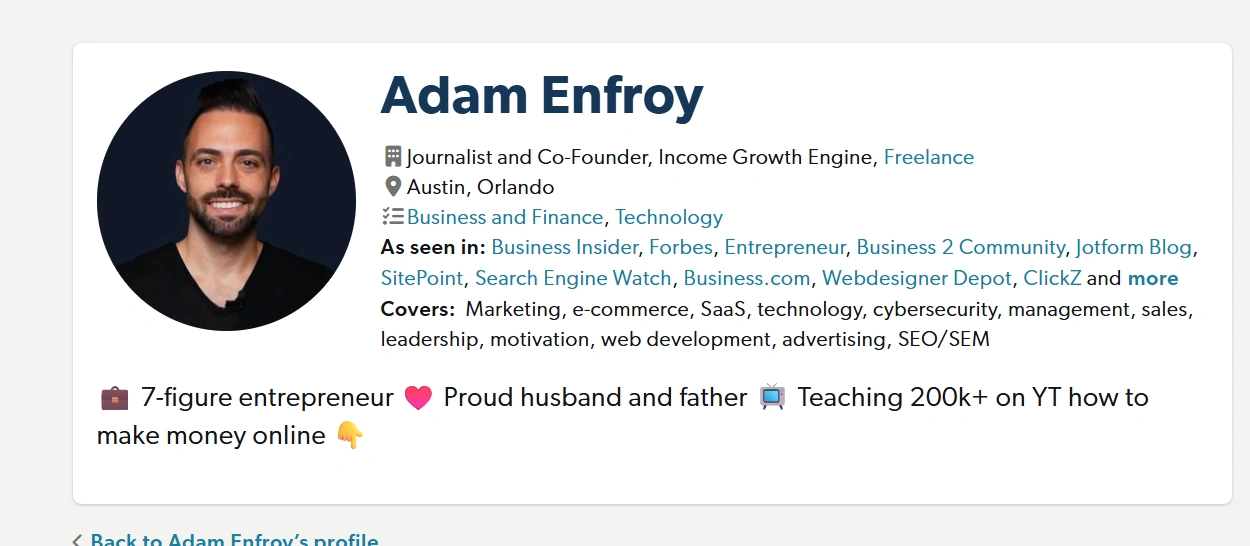 7 Types of Affiliate Marketing (And Which One Actually Pays Beginners Fast) 5 adam Enfroy 1