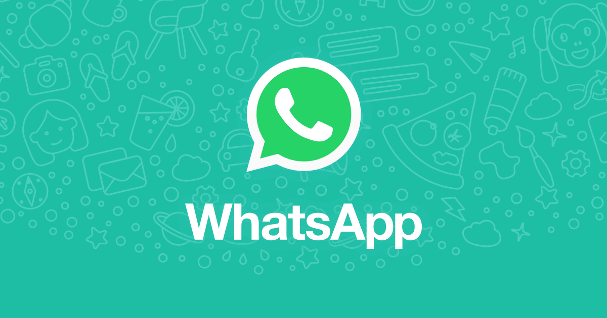Is WhatsApp Good for Affiliate Marketing? Here’s What No One Tells You 3 WhatsApp app logo displayed on a teal background with various line-art icons.