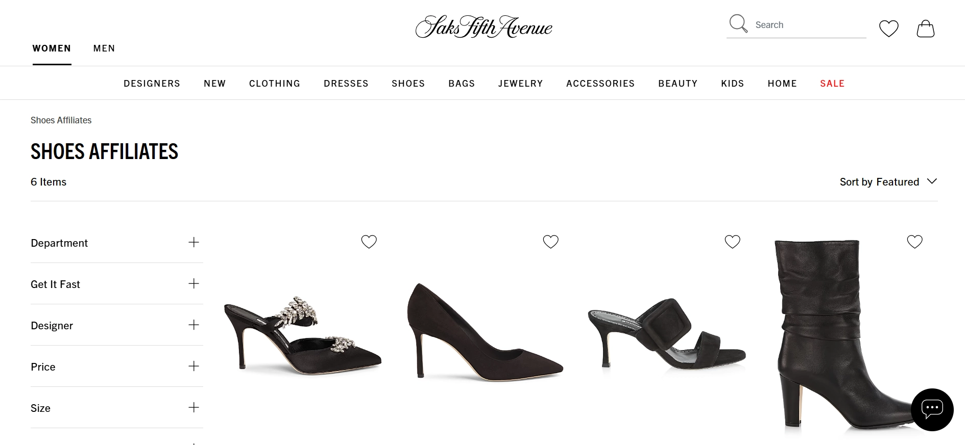 Saks Fifth Avenue Affiliate Program