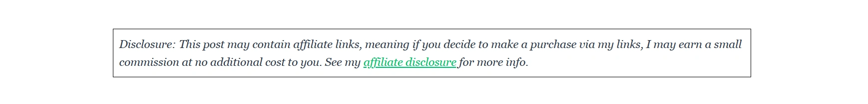 How to Start Affiliate Marketing Without a Website (And Still Make Money in 2025) 2 affiliate link disclosure